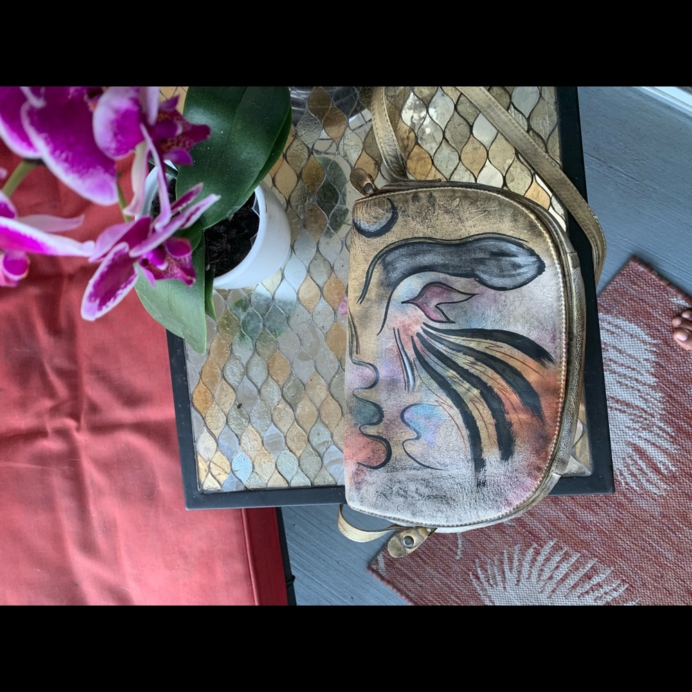 Painted handbag - Picture 2 of 2